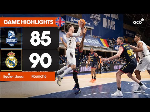 MoraBanc Andorra - Real Madrid (85-90) GAME HIGHLIGHTS | Liga Endesa 2025-26