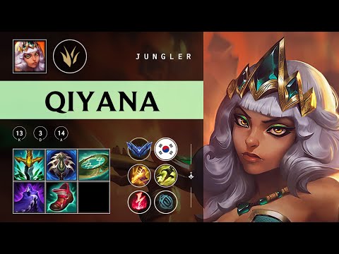 Qiyana Jungle vs Graves - KR Diamond Patch 25.24