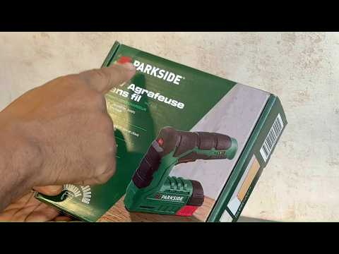 #Test Parkside® /Pat 4 D6 4V Cordless Stapler LIDL 12 EURO
