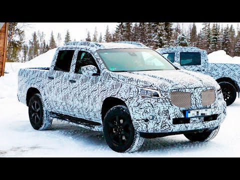 X-class - first pickup Mercedes spy shots