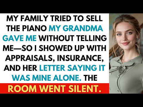 My Parents Planned to Sell Grandma’s Piano for My Sister’s Trip—Until I Played One Song at Dinner
