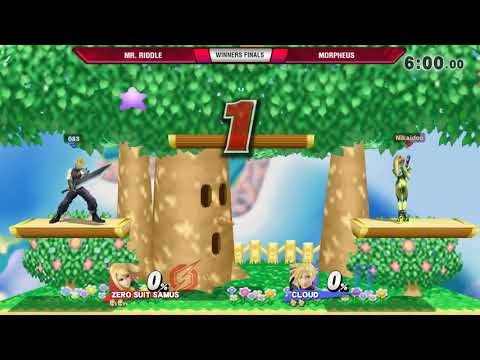 VS Weekly 11/1/18 - Winners Finals - Mr. Riddle (ZSS) vs Morpheus (Cloud) - Smash 4