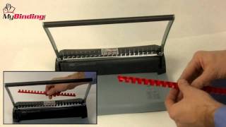 GBC CombBind C75 Comb Binding Machine Demo Video