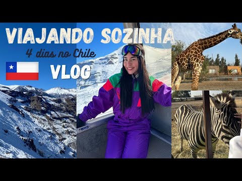 4 DIAS NO CHILE COMIGO! 🇨🇱 | Viajando sozinha, minha primeira viagem internacional, vlog no chile