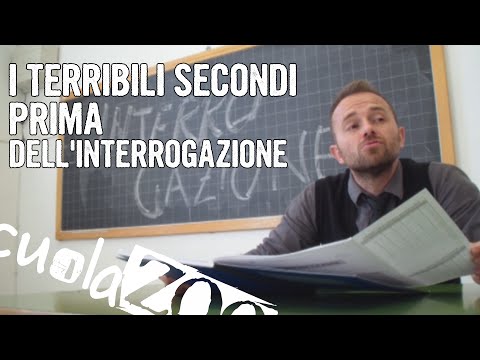 Cose da Prof #4   I Secondi Prima dell'Interrogazione #ScuolaZoo