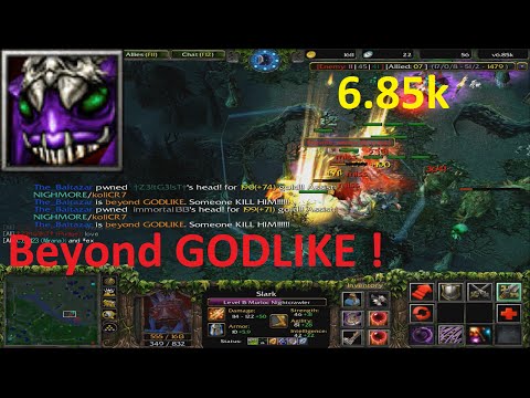 DotA 6.85k - Slark Beyond GODLIKE !