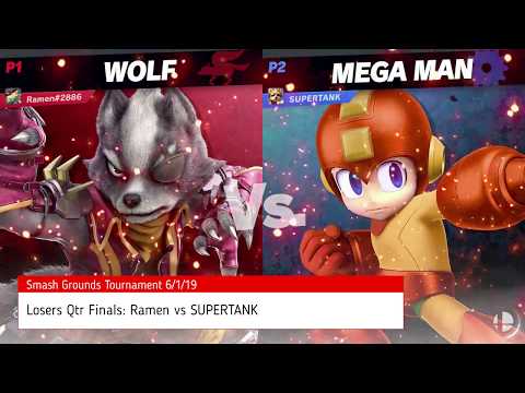[SMASH ULTIMATE] Losers Qtr Finals: Ramen vs SUPERTANK - Smash Grounds Tournament 6/1/19