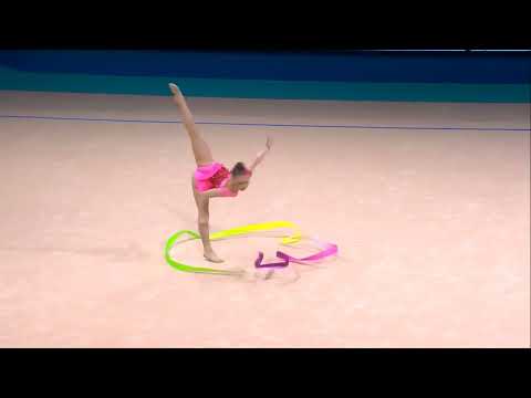 Stiliana NIKOLOVA Ribbon Qualification - European Championships Tel Aviv 2022