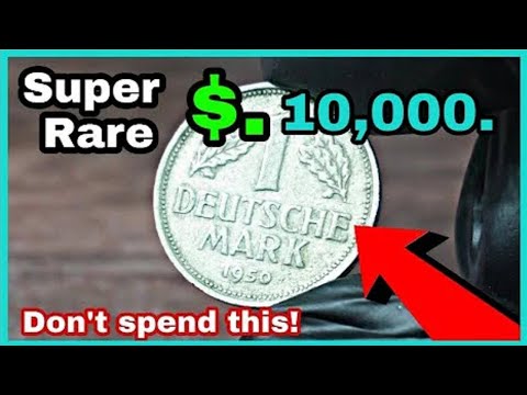 1 DEUTSCH MARK 1950 COIN WORTH A LOT of MONEY - GERMANY COIN VALUE !! Numismatic Treasure