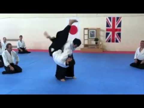 Yukimitsu Kobayashi Sensei (7th Dan, Aikikai Hombu Shihan) demonstrates Koshinage