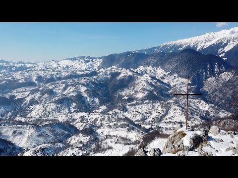 Hiking in the Romanian Snow