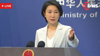 LIVE: China Foreign Ministry Press Conference Addresses Global Tensions | DWS News | AC1Z