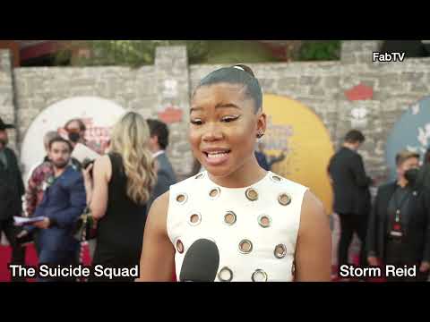 Storm Reid dazzles at "The Suicide Squad" red carpet!
