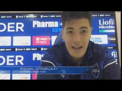 Pescara - Cittadella 3-1: Dejan Vokic