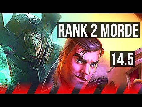 MORDEKAISER vs JAYCE (TOP) | Rank 2 Morde | KR Challenger | 14.5
