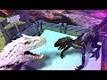 Indoraptor vs Indominus Rex! Jurassic World Dinosaur Battle! T-Rex vs Spinosaurus