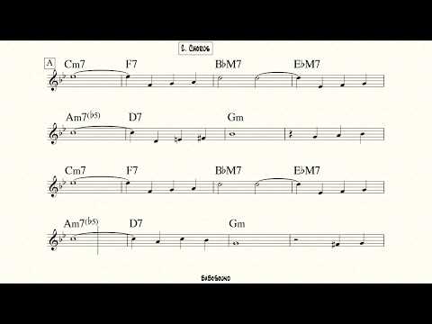 Autumn Leaves Backing Track For Bass BPM 110 (Gm)