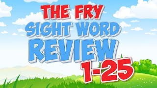 Fry Sight Word Review | 1-25 | Jack Hartmann