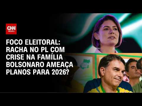 Crise na família Bolsonaro: Michelle pode recuar e complicar Flávio? | Foco Eleitoral