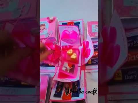 🥰🥰Little Princess 😱Chocolate special Gift box #gift #craft #chocolate #shorts #youtubeshorts #short