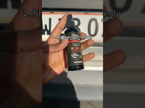 Don’t disguise your number plate with this reflective spray #speed #overtaking #diy #car