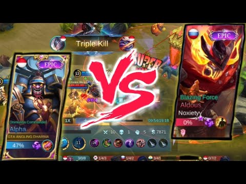 ALPHA VS ALDOUS 500 STACK❓- MOBILE LEGENDS