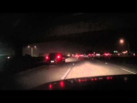 Driving Test - NIGHT - Low Light Sony CX350V