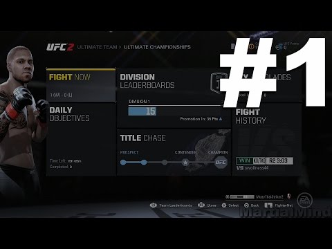 EA Sports UFC 2 Ultimate Team #1 - My Very First Fight