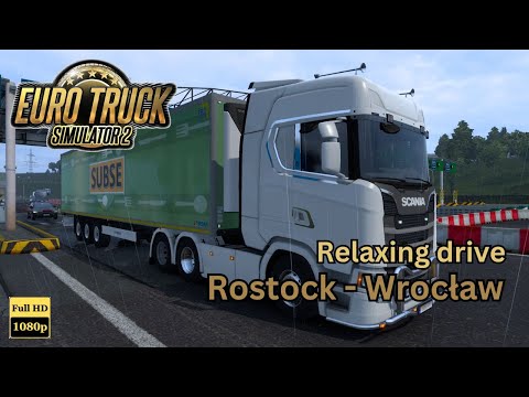 Scania | Euro Truck Simulator 2 | Rostock - Wrocław | Relaxing Drive | No Commentary5