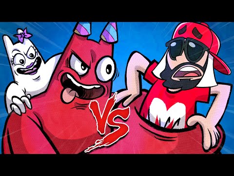 Banban e Banbaleena (Garten of Banban 2) Vs. Mussa - Batalha com Games (Desenho Animado)