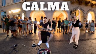 Download lagu This Girl’s Reaction to “CALMA” on Spanish Guitar Was Unexpected 🔥  mp3