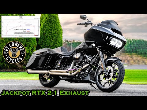Fuel Moto Jackpot RTX 2-1 Exhaust Sound Clip & Dyno Numbers - 2020 Harley Road Glide