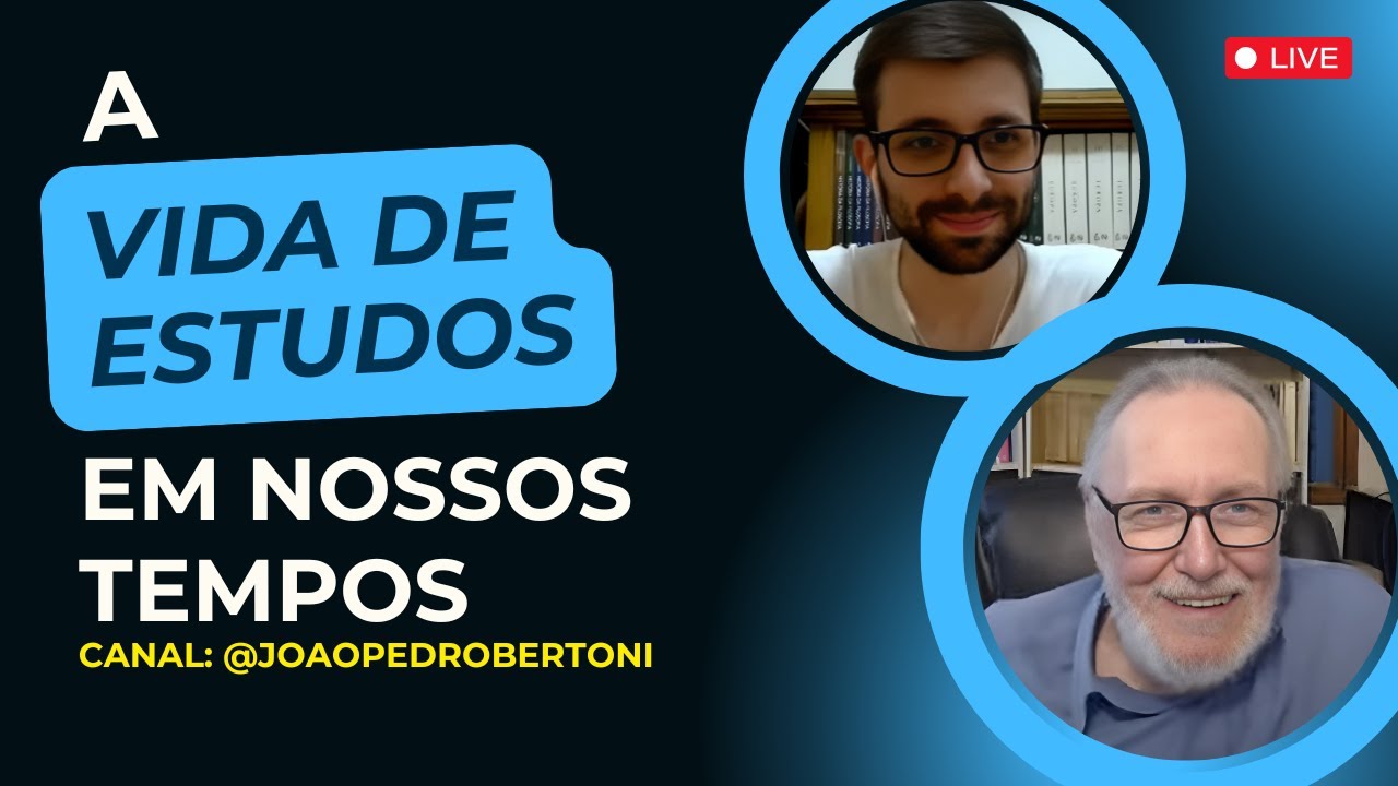 A VIDA DE ESTUDOS EM NOSSOS TEMPOS  -- COM O PROFESSOR CARLOS NOUGUÉ
