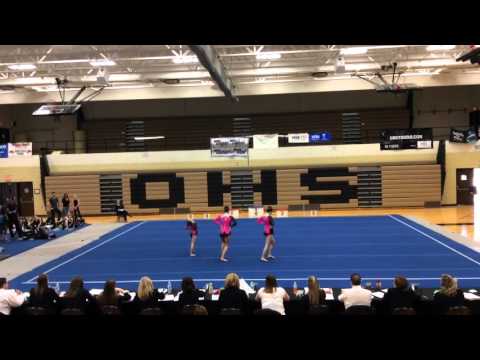 First competition - Dynamic Routine, level 9 trio