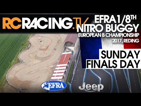 EFRA 1/8th Off Road "B" Euros - Sunday - Finals Day - Live!