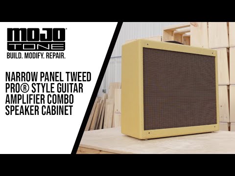 Mojotone Fender Tweed Pro Style 1x15 Combo Guitar Amp Cabinet With Lacquered Tweed Finish image 5