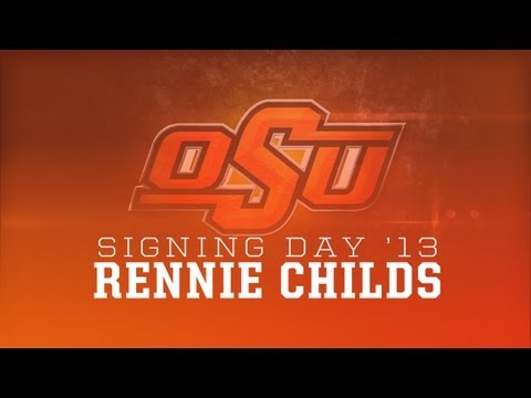 Rennie Childs - Oklahoma State Signing Day 2013