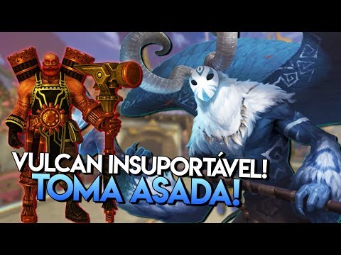 Vulcan INSUPORTÁVEL! TOMA ASADA NA CARA! HORUS, Ranked Duel, Smite BR