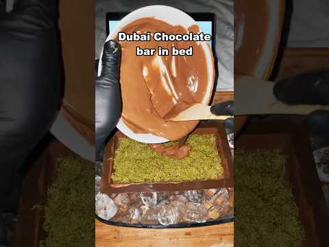 Making the viral Dubai Chocolate bar in bed! 🛏️🍫