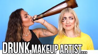 Professional Makeup Artist Gets Drunk And Does My Makeup!