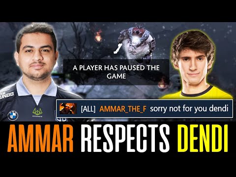 Ammar RESPECTS Dendi Boss - "Sorry not for you Dendi" DOTA 2