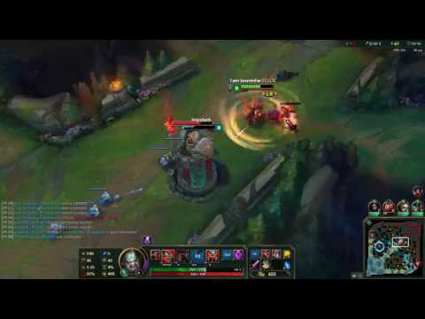 Tryndamere vs Tahm Kench top S6 - diamond