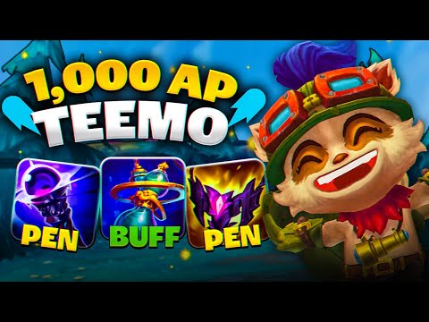 1,000 AP TEEMO WITH BUFFED ACTUALIZER IS TOO MUCH FUN