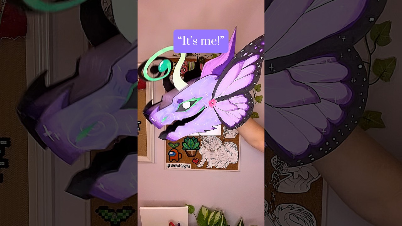 Who’s My Favorite Puppet? #paperart #papercrafts #shorts #trending #viral #foryou #dragonpuppet #art