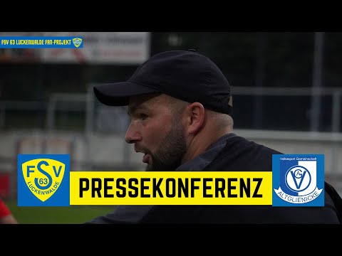Pressekonferenz | FSV 63 Luckenwalde vs. VSG Altglienicke 1:4 | Dienstag 15.08.2023 | SP03