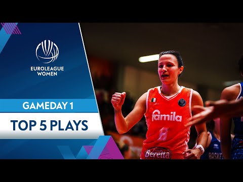 Top 5 plays Week 1 | Highlights | EuroLeague Women 2021-22