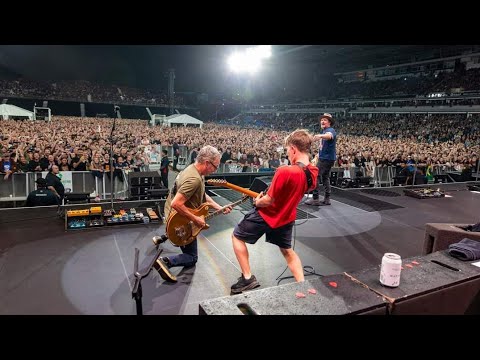 Young fan Leon plays Rockin' in the Free World with Pearl Jam!! 10/11/24 Auckland New Zealand