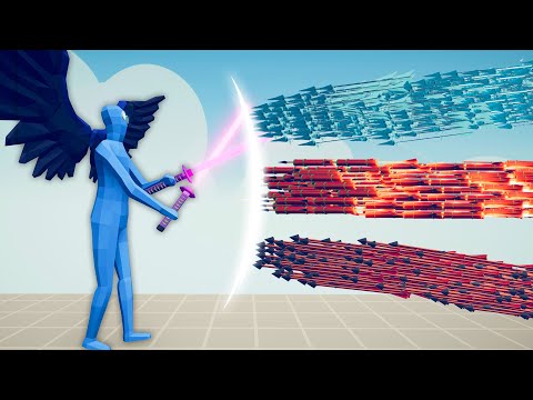DEFLECT GOD vs SUPER SPEED RANGED - TABS Totally Accurate Battle Simulator