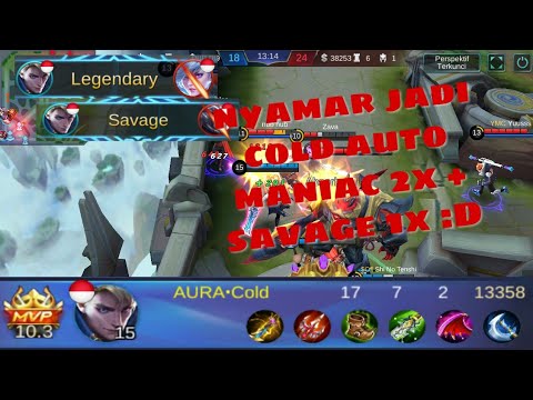 NYAMAR JADI COLD AUTO BANTAI MUSUH 2X MANIAC + 1 SAVAGE + 17 KILL XD