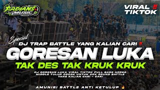 Download lagu DJ GORESAN LUKA STYLE TAK DES TAK KRUK KRUK VIRAL TIKTOK FULL BASS HOREG MIDDLE BALAP‼️ARDIANS MUSIC mp3